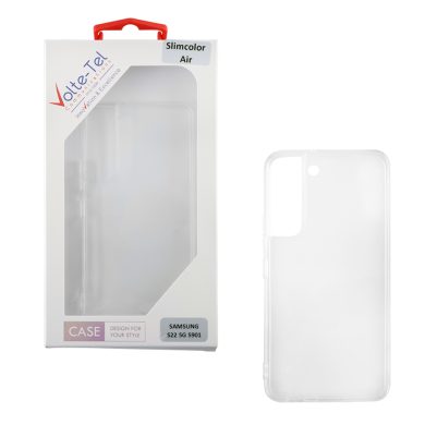 VOLTE-TEL ΘΗΚΗ SAMSUNG S22 5G S901 6.1" SLIMCOLOR AIR TPU CAMERA GUARD ΔΙΑΦΑΝΗ
