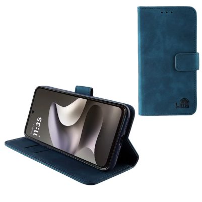 LIME ESSENTIAL ΘΗΚΗ MOTOROLA MOTO G37/G47 5G 6.67in MAGNET BOOK STAND CLIP DARK BLUE