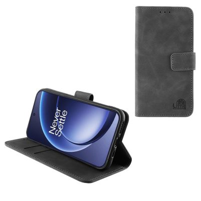 LIME ESSENTIAL ΘΗΚΗ ONEPLUS 15 5G 6.78in MAGNET BOOK STAND CLIP GREY