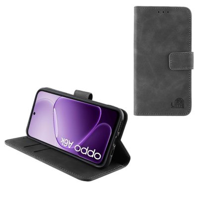 LIME ESSENTIAL ΘΗΚΗ OPPO A6k/A6x 5G 6.75in MAGNET BOOK STAND CLIP GREY