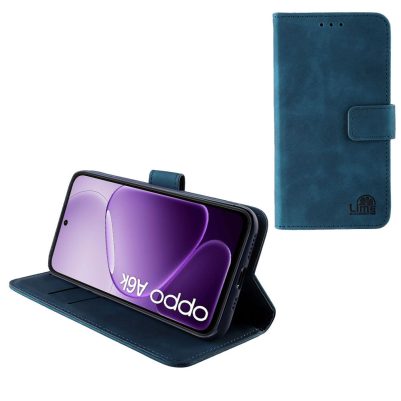 LIME ESSENTIAL ΘΗΚΗ OPPO A6k/A6x 5G 6.75in MAGNET BOOK STAND CLIP DARK BLUE