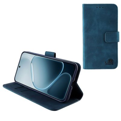LIME ESSENTIAL ΘΗΚΗ OPPO A6 PRO 5G 6.57in MAGNET BOOK STAND CLIP DARK BLUE