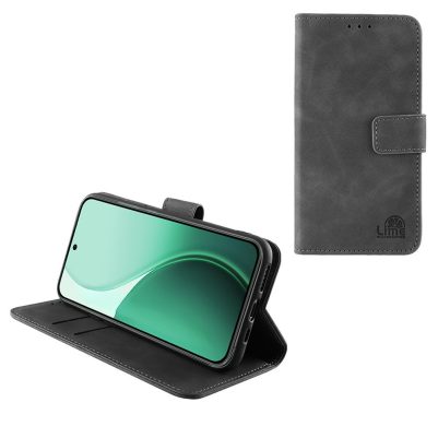 LIME ESSENTIAL ΘΗΚΗ OPPO RENO14 F 5G 6.57in MAGNET BOOK STAND CLIP GREY