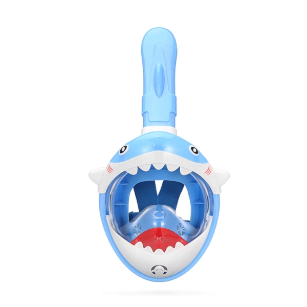 Thenice KF-3 Παιδική Μάσκα Θαλάσσης Καρχαριάκι (Baby Shark) Full Face Snorkel Mask (XS/S) (Mπλε)
