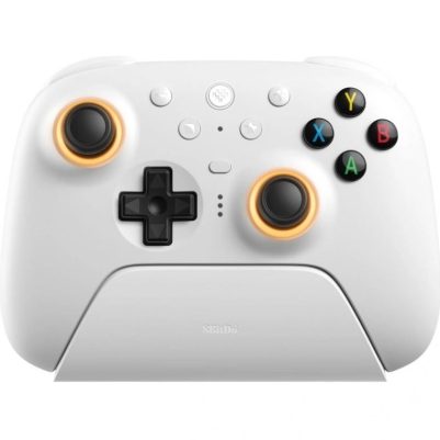8BitDo Ultimate 2 Wireless με Charging Dock Ασύρματο Gamepad για Windows / Android (Xbox Layout) Λευκό