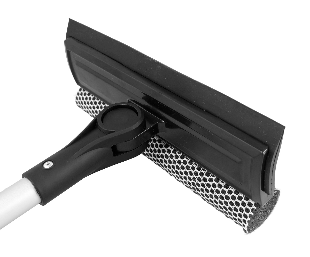 HEYNER καθαριστής τζαμιών 407300, τηλεσκοπικός έως 80cm, ασημί/μαύρος - Image 3