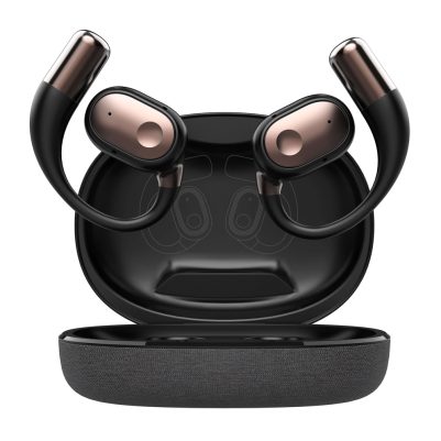 LDNIO earphones με θήκη φόρτισης T11, OWS, Φ15mm, 50/450mAh, μαύρα