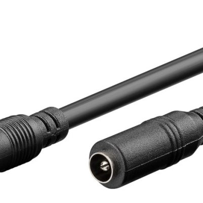 GOOBAY καλώδιο προέκτασης τροφοδοσίας 76635, 5.5x2.1mm, 1.5m, μαύρο