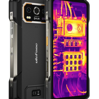 ULEFONE smartphone Armor 27T Pro Plus, 6.78", 12/256GB, 5G, 10600mAh, FLIR 3.5, IP68/IP69K, μαύρο