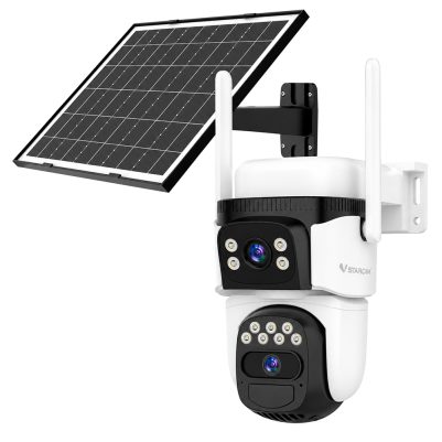 VSTARCAM smart ηλιακή κάμερα BG621DR, dual lens, 3MP, 4G, SD, PTZ, IP66