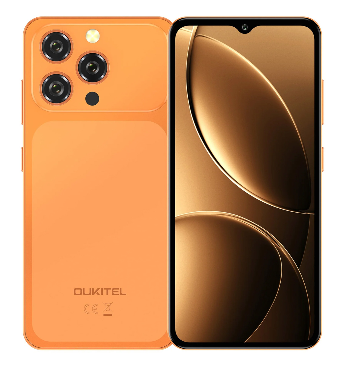 OUKITEL smartphone C17, 6.52", 4/64GB, 5000mAh, πορτοκαλί