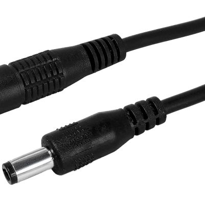 POWERTECH καλώδιο προέκτασης τροφοδοσίας CAB-H200, 5.5x2.5mm, 1.5m, μαύρο