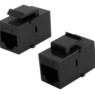 POWERTECH Keystone module RJ45 CAB-N451, CAT 6 UTP, μαύρο