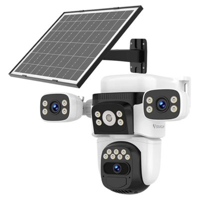 VSTARCAM smart ηλιακή κάμερα CB621SR, triple lens, 2MP, WiFi, SD, PTZ, IP66
