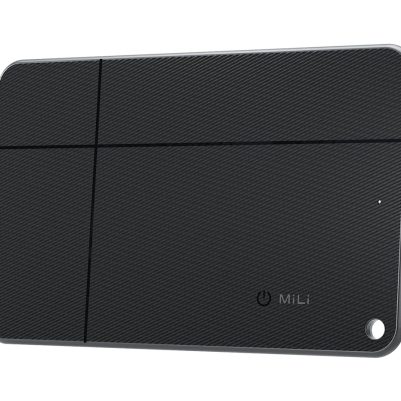 MILI ψηφιακή επαγγελματική κάρτα & tracker MiCard Duo για iOS & Android συσκευές, NFC, Bluetooth, μαύρο