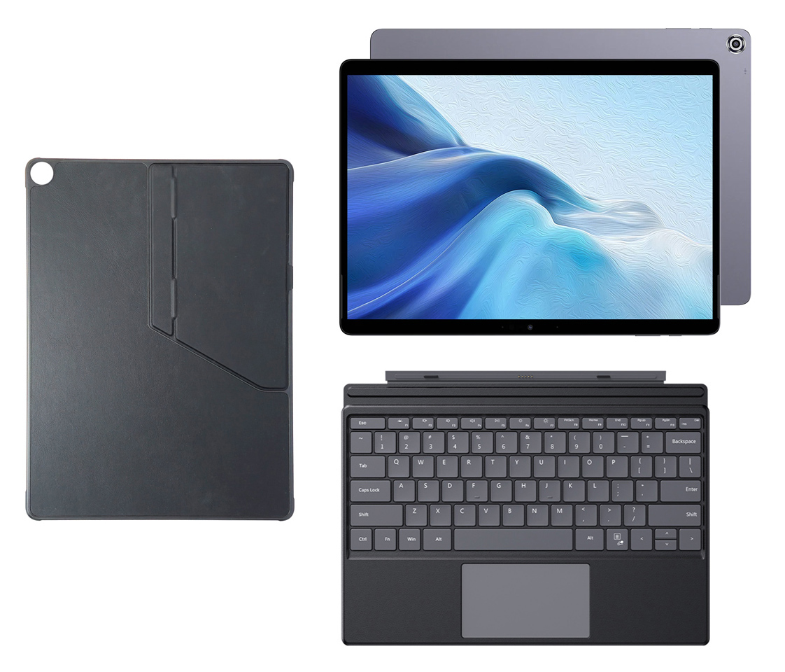 CHUWI tablet Hi10 Max με πληκτρολόγιο/θήκη, 12.96", 12/512GB, Windows 11 Pro, 4820mAh, γκρι