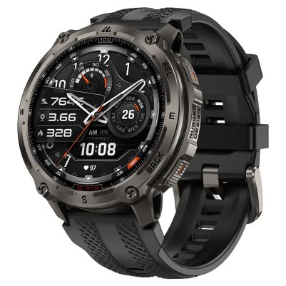 KOSPET smartwatch TANK T4, heart rate, 1.43" AMOLED, GPS, 10 ATM & IP69K, μαύρο