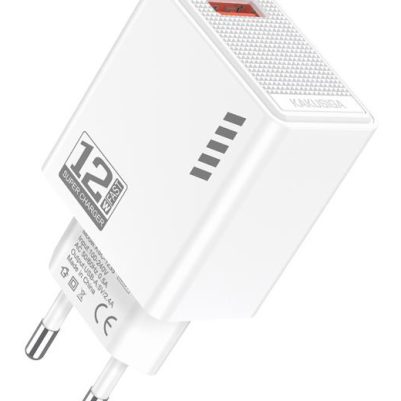 KAKUSIGA φορτιστής τοίχου KSC-1235, USB, 12W, λευκός