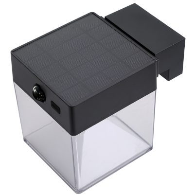 POWERTECH LED ηλιακό φωτιστικό PT-1519 με αισθητήρα κίνησης, 4W, 2000mAh, μαύρο
