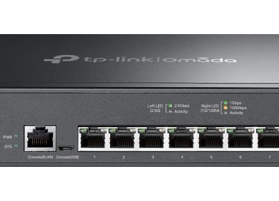 TP-LINK L2+ managed switch SG3210X-M2, 8x 2.5Gbps θύρες, V1.0