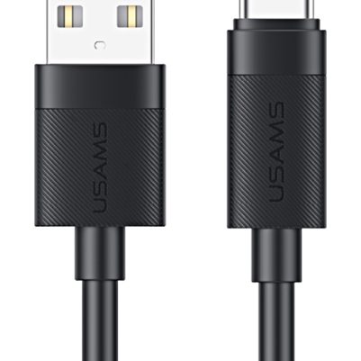 USAMS καλώδιο USB-C σε USB SJ777, 3A, 480Mbps, 1m, μαύρο