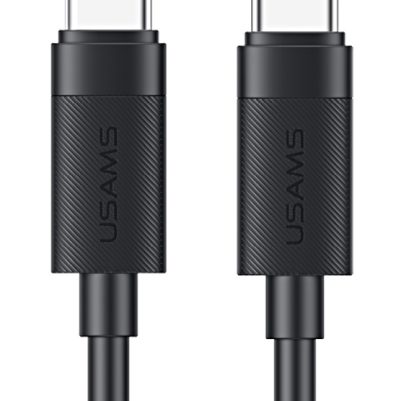 USAMS καλώδιο USB-C SJ780, 60W, 480Mbps, 1m, μαύρο