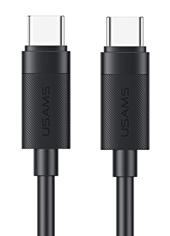 USAMS καλώδιο USB-C SJ780, 60W, 480Mbps, 1m, μαύρο