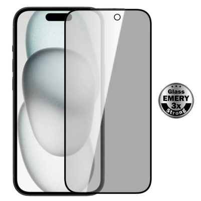POWERTECH tempered glass Emery Private 5D TGC-0800 για iPhone 17 Pro Max, full glue