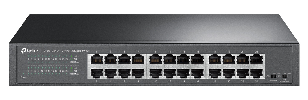 TP-LINK Desktop/Rackmount Switch TL-SG1024D 24 Θυρών, V11.40
