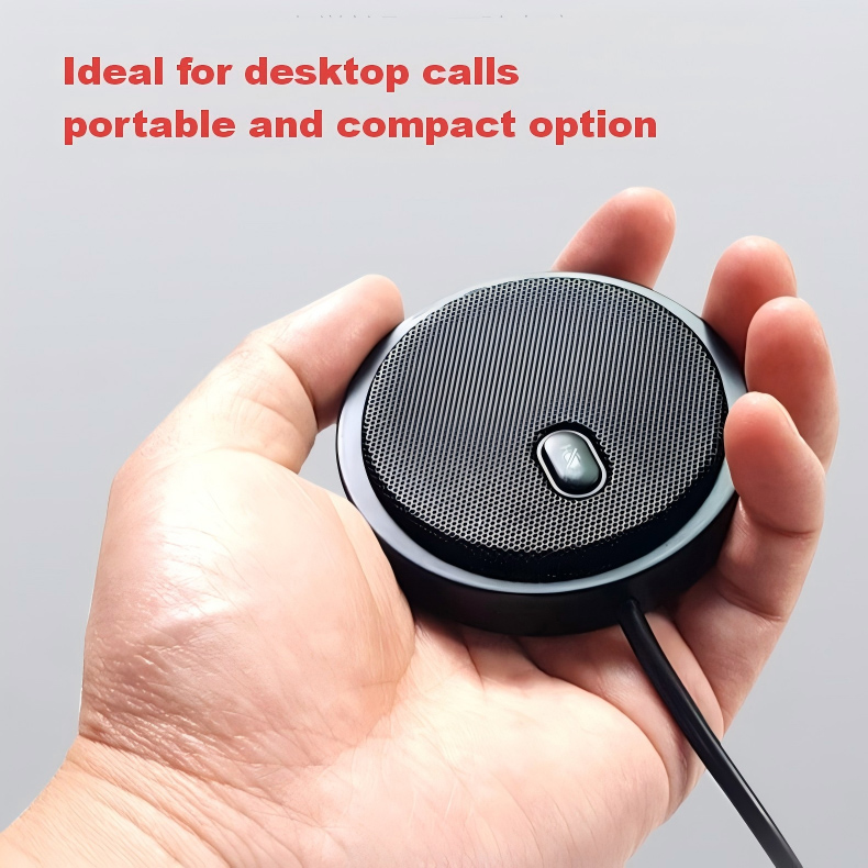 CMTECK επιτραπέζιο μικρόφωνο UM02, omnidirectional, USB, μαύρο - Image 2