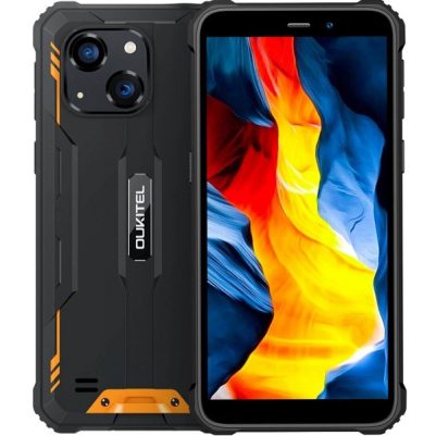 OUKITEL smartphone WP32, 6", 4/128GB, 6300mAh, IP68/IP69K/MIL-STD-810H, πορτοκαλί