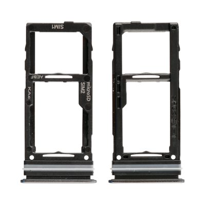 SAMSUNG A52 A525/A52 5G A526/A72 A725 DUAL SIM CARD + MEMORY HOLDER BLACK GH98-46290A ORIGINAL SERVICE PACK