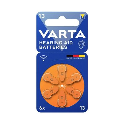 VARTA ΜΠΑΤΑΡΙΕΣ ΑΚΟΥΣΤΙΚΩΝ ΒΑΡΗΚΟΪΑΣ 13 ZL12/PR48/ZA13 1.45V 170mAh 6/BLISTER
