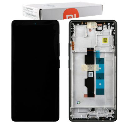 XIAOMI REDMI NOTE 14S 4G ΟΘΟΝΗ + TOUCH SCREEN + LENS + FRAME 56000300N6R00 BLACK ORIGINAL SERVICE PACK