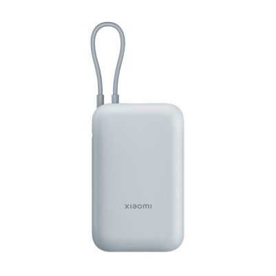 XIAOMI POWER BANK BHR9073GL 10000mAh 2 X 3.A USB-TYPE C FAST CHARGE (INTEGRATED USB-C CABLE) 22.5W ICE BLUE OR