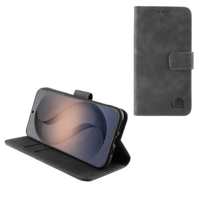 LIME ESSENTIAL ΘΗΚΗ SAMSUNG S26 5G S942 6.3in MAGNET BOOK STAND CLIP GREY