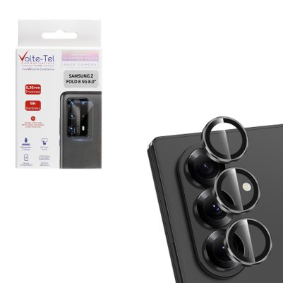 VOLTE-TEL CAMERA GLASS COVER SAMSUNG Z FOLD 8 5G 8.0in 9H 0.33MM PREMIUM EASY APPLICATION BLACK