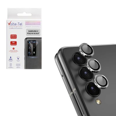 VOLTE-TEL CAMERA GLASS COVER SAMSUNG Z FOLD 8 5G 8.0in 9H 0.33MM EASY APPLICATION SILVER