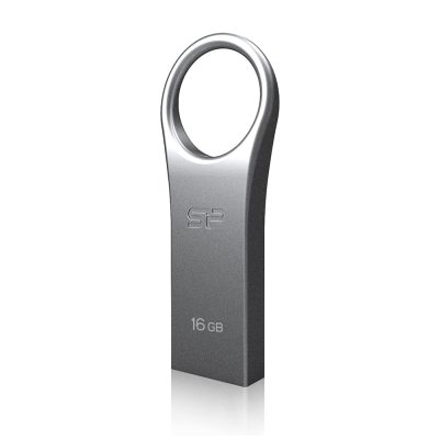 SILICON POWER USB FLASH DRIVE 16GB USB-A 2.0 FIRMA F80 SP016GBUF2F80V1S SILVER