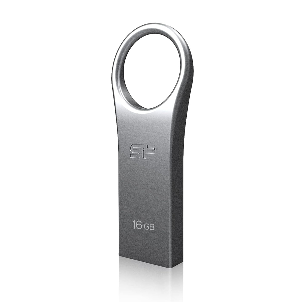 SILICON POWER USB FLASH DRIVE 16GB USB-A 2.0 FIRMA F80 SP016GBUF2F80V1S SILVER