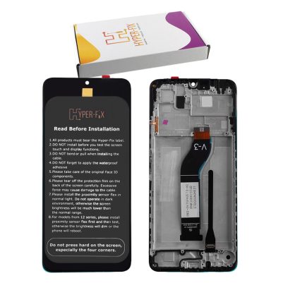 XIAOMI REDMI 13C 4G/POCO C65 ΟΘΟΝΗ IPS + TOUCH SCREEN + LENS + FRAME HF-560002C3UA00 BLACK HYPER-FIX SERVICE PACK