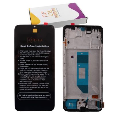 XIAOMI REDMI NOTE 14 4G ΟΘΟΝΗ TFT + TOUCH SCREEN + LENS + FRAME HF-56000100O7E00 BLACK HYPER-FIX SERVICE PACK