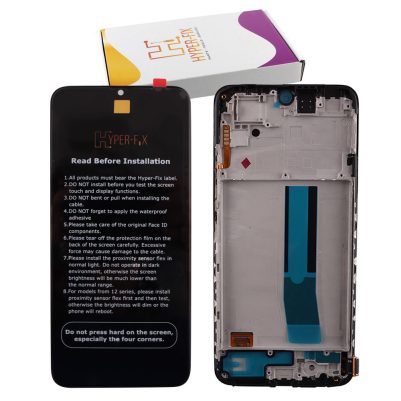 XIAOMI REDMI NOTE 11/POCO M4 PRO 4G ΟΘΟΝΗ AMOLED + TOUCH SCREEN + LENS + FRAME HF-5600010K7P00 BLACK HYPER-FIX SERVICE PACK