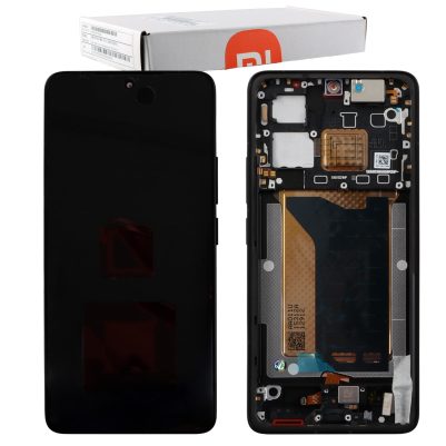 XIAOMI POCO F7 ULTRA 5G ΟΘΟΝΗ + TOUCH SCREEN + LENS + FRAME 5600150O11U00 BLACK ORIGINAL SERVICE PACK