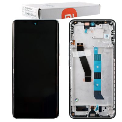 XIAOMI REDMI NOTE 15 5G ΟΘΟΝΗ + TOUCH SCREEN + LENS + FRAME 56002400P1700 BLACK ORIGINAL SERVICE PACK