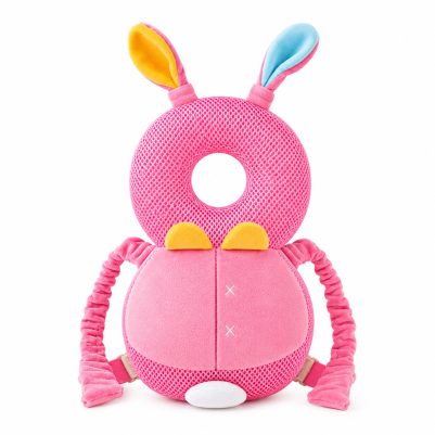 Giggles and Co. Προστατευτικό Μαξιλάρι Κεφαλιού Μωρού "Pink Bunny" Mesh (5 έως 48 μηνών)