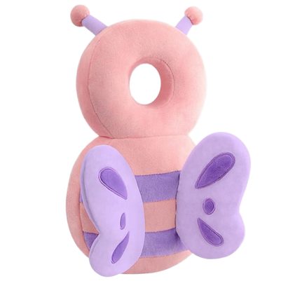 Giggles and Co. Προστατευτικό Μαξιλάρι Κεφαλιού Μωρού "Pink Butterfly" (5 έως 48 μηνών)