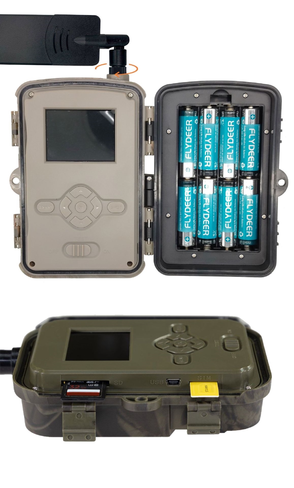 Suntek HC-935Plus-Li Μπαταρία 5000mAh/30MP/4G/2K/Live Video με Εφαρμογή/120° - Image 2