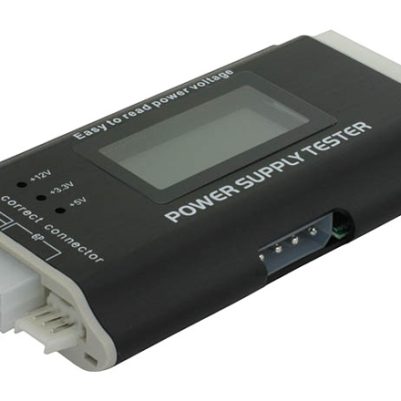 DELOCK tester τροφοδοτικού PC 18159, 3.3V/5V/12V, ATX/BTX/ITX