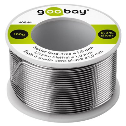 GOOBAY σύρμα συγκόλλησης 40844, Φ1mm, lead free, 100g